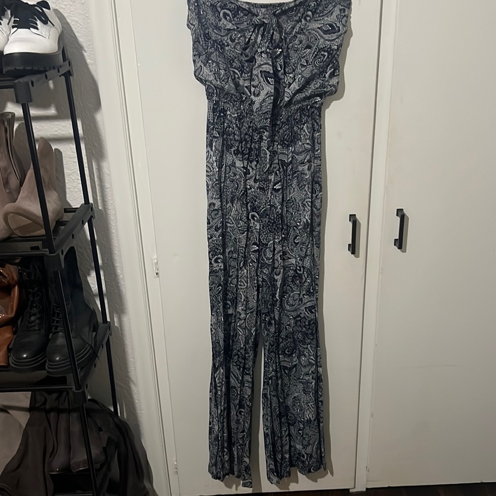 Navy Romper